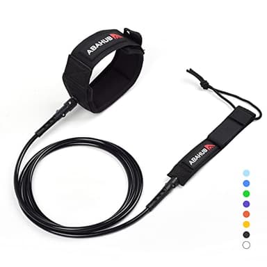 Abahub Premium Surfboard Leash, Straight, 10 ft