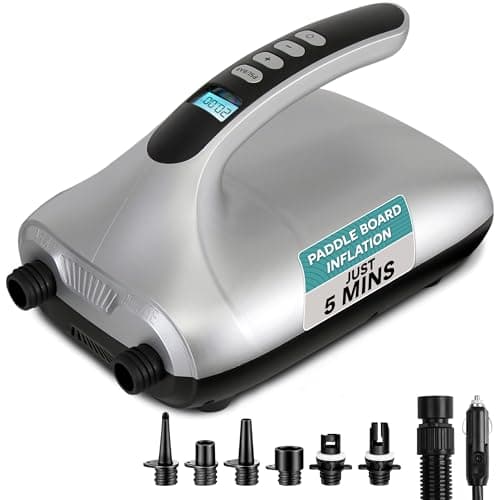 SereneLife Electric Paddle Board Pump, 20 PSI dual-stage