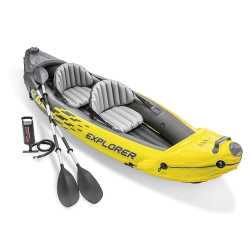 Intex Explorer K2 Inflatable Kayak, 2-person (oars and pump included)