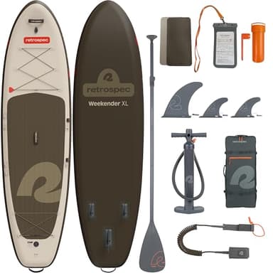 Retrospec Weekender XL Inflatable Paddle Board, 11 ft
