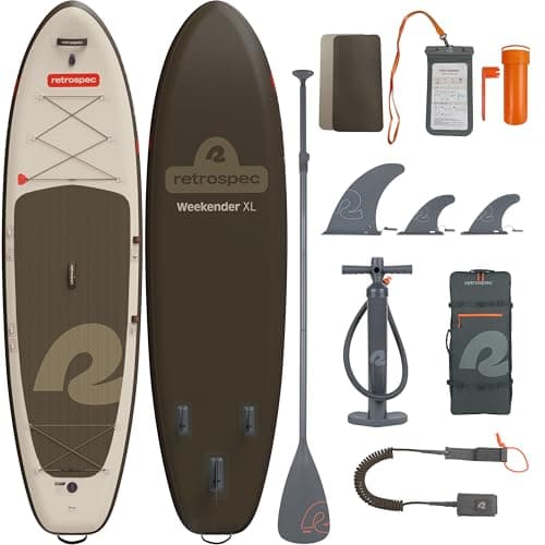 Retrospec Weekender XL Inflatable Paddle Board, 11 ft