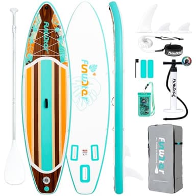 FunWater Inflatable Stand Up Paddle Board, 10 ft 6 in x 35 in
