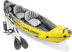 Intex Explorer K2 Inflatable Kayak, 2-person (oars and pump included)