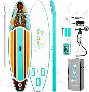 FunWater Inflatable Stand Up Paddle Board, 10 ft 6 in x 35 in