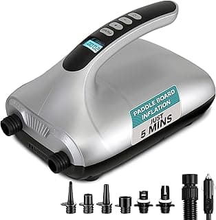 OutdoorMaster Electric Paddle Board Pump, 20 PSI dual-stage